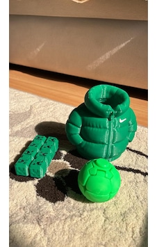 3d Baskı Kalemlik , Stres Küpü Ve Stres Topu Seti Yeşil 3d Baskı Kalemlik , Stres Küpü Ve Stres Topu Seti Yeşil