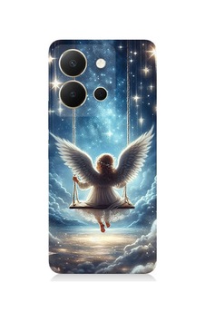 Vivo Y36 Uyumlu Yıldızlarla Salıncakta Melek Desenli Silikon Kılıf Çok Renkli Vivo Y36 Uyumlu Yıldızlarla Salıncakta Melek Desenli Silikon Kılıf Çok Renkli