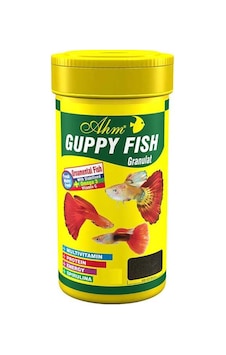 Ahm Guppy Fish Granulat Lepistes Yemi 100 ML Ahm Guppy Fish Granulat Lepistes Yemi 100 ML