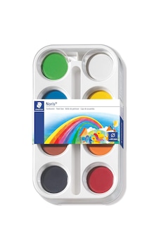 Staedtler 8870 K8 Noris Clup Sulu Boya 8'li , Paletli Boya Tablet Diğer