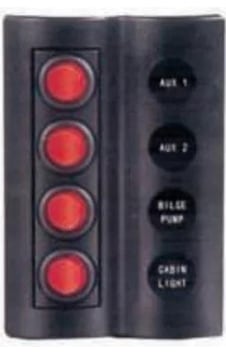 Switch Panel 6lı Siyah Switch Panel 6lı Siyah