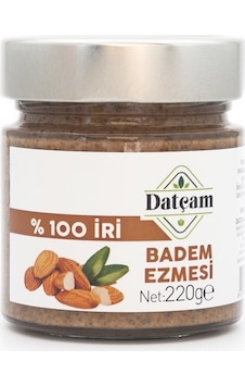 % 100 İri Badem Ezmesi Şekersiz 220gr % 100 İri Badem Ezmesi Şekersiz 220gr