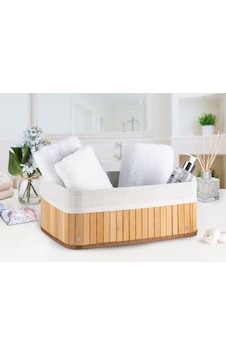 English Home Fancy Katlanabilir Sepet 36x26x14 Cm Bej English Home Fancy Katlanabilir Sepet 36x26x14 Cm Bej