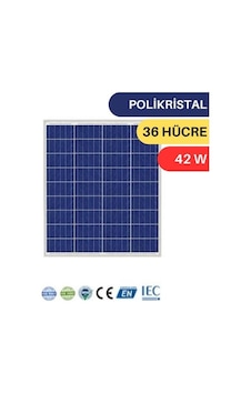 Lexron 42w Polykristal Güneş Paneli