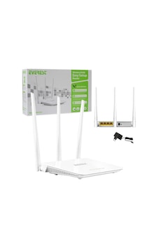 Everest Ewr-F303 2.4 Ghz 300 Mbps 4 Port Kablosuz Router Everest Ewr-F303 2.4 Ghz 300 Mbps 4 Port Kablosuz Router