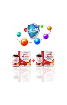 Maxigal Multivitamin Multimineral Takviye Edici Gıda 2 x 30 Kapsül Maxigal Multivitamin Multimineral Takviye Edici Gıda 2 x 30 Kapsül