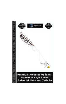 Premium Albastar Üç İğneli Boncuklu Yaylı Takım Balıkçılık Dere Avı Tatlı Su Premium Albastar Üç İğneli Boncuklu Yaylı Takım Balıkçılık Dere Avı Tatlı Su