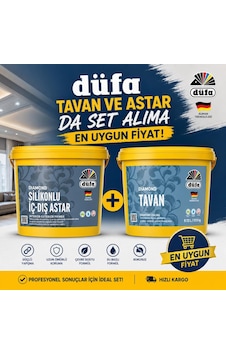 Düfa Diamond Tavan Boyası 17.5 Kg+düfa Diamond Silikonlu İç Dış Cephe Astarı 17.5 Kg Diğer Düfa Diamond Tavan Boyası 17.5 Kg+düfa Diamond Silikonlu İç Dış Cephe Astarı 17.5 Kg Diğer