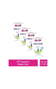 Hipp 1 Organik Bebek Sütü 500 G x 4 Adet Hipp 1 Organik Bebek Sütü 500 G x 4 Adet