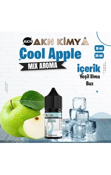 Akn Kimya Cool Apple Mix Aroma Yeşil Elma Buz Gıda Aroması 10 Ml Akn Kimya Cool Apple Mix Aroma Yeşil Elma Buz Gıda Aroması 10 Ml