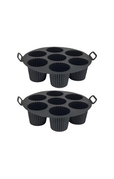Airfryer Silikon Kek Pişirme Kalıbı 7 Bölmeli, Silikon Cupcake Kek Pişirme Kabı Air Fryer Muffin Fırın Kalıbı 2 Adet Siyah - 23 Cm Sku: Zeusb0ds9txhml 12v Airfryer Silikon Kek Pişirme Kalıbı 7 Bölmeli, Silikon Cupcake Kek Pişirme Kabı Air Fryer Muffin Fırın Kalıbı 2 Adet Siyah - 23 Cm Sku: Zeusb0ds9txhml 12v