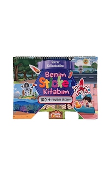 Sticker Kitabı Seti 1 Adet Eğlenceli Tasarımlar Sarı Sticker Kitabı Seti 1 Adet Eğlenceli Tasarımlar Sarı