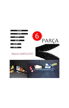Oto Bagaj Sabitleyici Bagaj Düzenleyici Cırt Bant 6 Parça Oto Bagaj Sabitleyici Bagaj Düzenleyici Cırt Bant 6 Parça