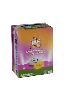 Eti Puf Kek 16 G 48'li Paket - Rengarenk Granüllü Marshmallowlu Bisküvi Tarı