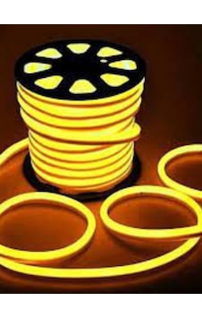 Neon Esnek Şerit Led Amber Renk Su Geçirmez + 220 Volt Fişli Tak Çalıştır 19 Metre Neon Esnek Şerit Led Amber Renk Su Geçirmez + 220 Volt Fişli Tak Çalıştır 19 Metre
