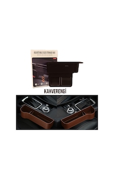 Oto Araç Koltuk Arası Organizer Düzenleyici Kahverengi Glz03509076 1 Adet Oto Araç Koltuk Arası Organizer Düzenleyici Kahverengi Glz03509076 1 Adet