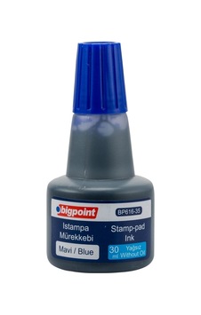 Bigpoint Istampa Mürekkebi 30 Ml Mavi 12'li Kutu Bigpoint Istampa Mürekkebi 30 Ml Mavi 12'li Kutu
