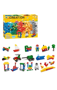 Creatıon Eğitici Yaratıcı Oyuncak Blok Yapım Seti 550 Parça