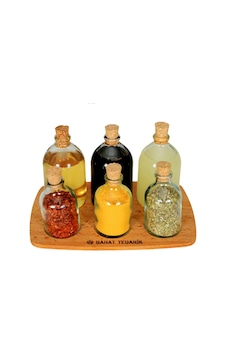 7 Parça Şişe Cam Mini Baharatlık Sirkelik Limonluk Takımı Şeffaf 7 Parça Şişe Cam Mini Baharatlık Sirkelik Limonluk Takımı Şeffaf
