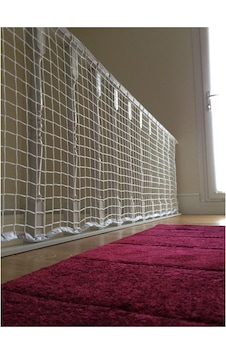 ÖZBEK Merdiven ve Korkuluk Güvenlik Filesi / Ağı 85cm x 5.50mt - Beyaz ÖZBEK Merdiven ve Korkuluk Güvenlik Filesi / Ağı 85cm x 5.50mt - Beyaz