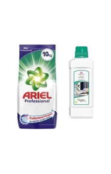Ariel Professional Beyazlar İçin Matik Deterjan 10 KG + Biobellinda Genel Temizlik 1 L Ariel Professional Beyazlar İçin Matik Deterjan 10 KG + Biobellinda Genel Temizlik 1 L