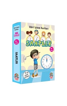 Dört İşlem Kartları - Saatler (6+ Yaş)- Yağmur Çocuk Dört İşlem Kartları - Saatler (6+ Yaş)- Yağmur Çocuk