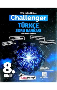 Kafa Dengi 8.Sınıf LGS Challenger Türkçe Soru Bankası - yeni
