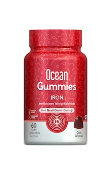Orzax Ocean Gummies İron Yeni Nesil Demir Desteği 60 Adet Çiğnenebilir Jel Form Orzax Ocean Gummies İron Yeni Nesil Demir Desteği 60 Adet Çiğnenebilir Jel Form