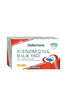 Aksu Vital Shiffa Home Koenzim Q10 & Balık Yağı (Omega 3) 1340 MG 30 Kapsül Aksu Vital Shiffa Home Koenzim Q10 & Balık Yağı (Omega 3) 1340 MG 30 Kapsül