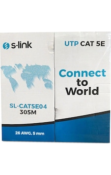 S-Link Sl-Cat5E04 305M Utp Cat5E Kablo Cat5 Internet Kablosu