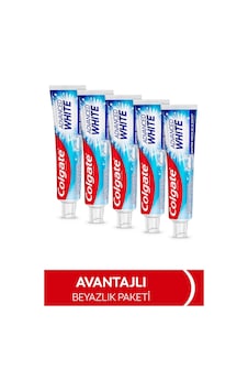 Gelişmiş Beyazlık Beyazlatıcı Diş Macunu 50 Ml X5 Adet