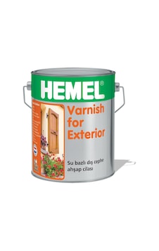 Hemel Varnish For Exterior Su Bazlı Dış Mekan Ahşap Cilası 2.5 L Hemel Varnish For Exterior Su Bazlı Dış Mekan Ahşap Cilası 2.5 L