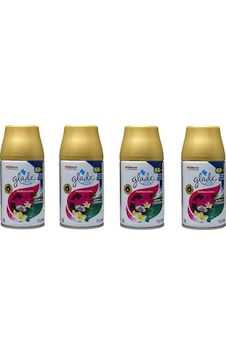 GLADE YEDEK SPREY ODA KOKUSU TROPİKAL FLORAL 269 ML x 4 ADET GLADE YEDEK SPREY ODA KOKUSU TROPİKAL FLORAL 269 ML x 4 ADET