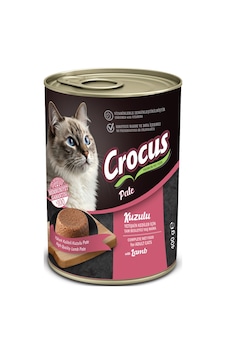 Crocus - 181 - Yetişkin Kedi Kuzu Etli Pate Yaş - Spt-gld - Mama 400g Crocus - 181 - Yetişkin Kedi Kuzu Etli Pate Yaş - Spt-gld - Mama 400g