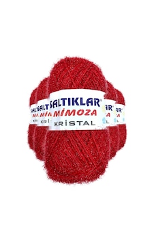 5 Adet Mimoza Kristal Işıltılı Şal Patik Yelek İpi 25 - Ayk8075-1277