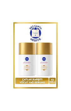 NIVEA Luminous630 Çatlak Karşıtı Hamilelik Kilo Değişimi Vücut Yağ Serumu 2 x 100 ML + Çanta NIVEA Luminous630 Çatlak Karşıtı Hamilelik Kilo Değişimi Vücut Yağ Serumu 2 x 100 ML + Çanta