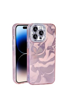 Apple Uyumlu iPhone 15 Pro Max Kılıf Airbagli Parlak Taş Detay Tasarımlı Zore Esila Kapak Apple Uyumlu iPhone 15 Pro Max Kılıf Airbagli Parlak Taş Detay Tasarımlı Zore Esila Kapak