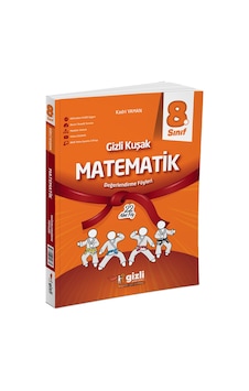 Gizli Yayınları 2025 8. Sınıf Matematik Değerlendirme Föyleri Gizli Kuşak Serisi Gizli Yayınları 2025 8. Sınıf Matematik Değerlendirme Föyleri Gizli Kuşak Serisi