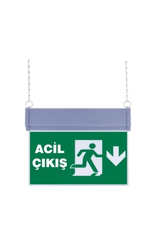 Sg051-a3 Çift Yönlü Acil Yönlendirme Armatürü Zincirli Acil Çıkış Aşağı C6c40 Sg051-a3 Çift Yönlü Acil Yönlendirme Armatürü Zincirli Acil Çıkış Aşağı C6c40