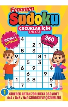 Fenomen Çuklar İçin Sudoku 6-8 Yaş Fenomen Çuklar İçin Sudoku 6-8 Yaş