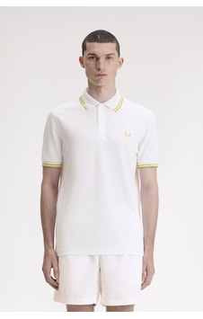 Fred Perry M2721 Tennis Erkek Polo Tişört Beyaz Fred Perry M2721 Tennis Erkek Polo Tişört Beyaz