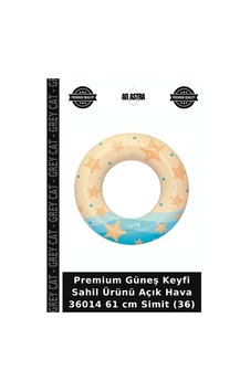 Premium Güneş Keyfi Sahil Ürünü Açık Hava 36014 61 Cm Simit 36 Çok Renkli Premium Güneş Keyfi Sahil Ürünü Açık Hava 36014 61 Cm Simit 36 Çok Renkli