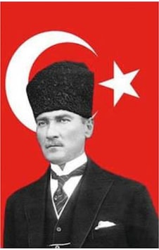 Saten Atatürk Bayrağı 50X75 Cm Saten Atatürk Bayrağı 50X75 Cm