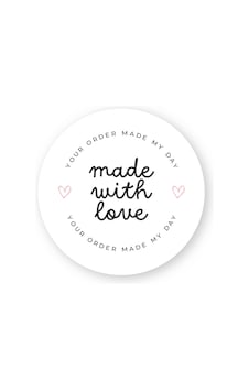 Sticker 5 - Made With Love 4x4 Cm - 66 Adet Sticker 5 - Made With Love 4x4 Cm - 66 Adet