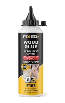 Fıxed F103 D3 Şeffaf Ahşap Mdf Tutkalı Suya Dayanıklı 600 Gr
