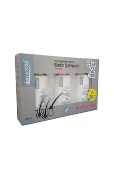 Dermoskin Biotin Şampuan Kadın 3 Al 2 Öde Avantajlı Paket
