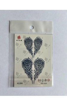 Kanat Minimal 11x8 Cm Yarı Kalıcı Geçici Dövme Yapıştırma Dövme Kanat Minimal 11x8 Cm Yarı Kalıcı Geçici Dövme Yapıştırma Dövme
