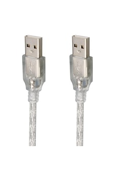 3 Metre Usb Erkek-erkek Kablo Şeffaf 3 Metre Usb Erkek-erkek Kablo Şeffaf