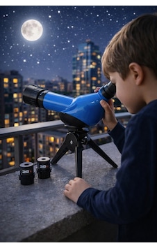 20x 30x Zoom Tripodlu Çocuk Bilim Seti Teleskop Eğitici Uzay Gözlem Oyuncağı 20x 30x Zoom Tripodlu Çocuk Bilim Seti Teleskop Eğitici Uzay Gözlem Oyuncağı