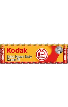 12 Adet Çinko Karbon Shrink Kalem Pil 12 Adet Çinko Karbon Shrink Kalem Pil